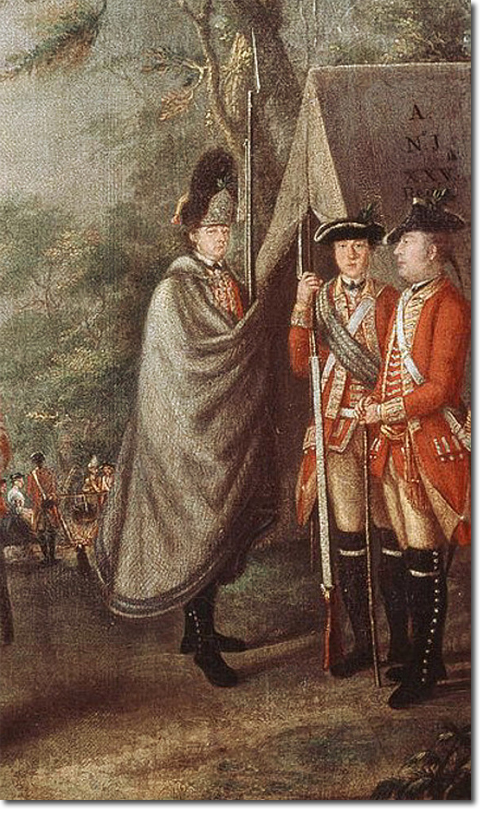Grenadier Sentry & Sergeant Major 1769