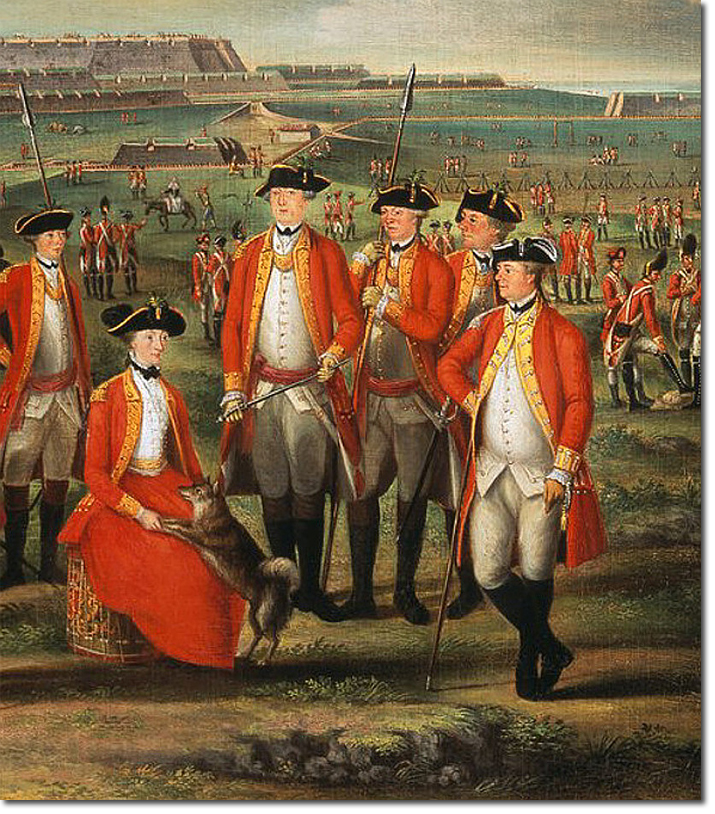 Officers in Minorca 1771