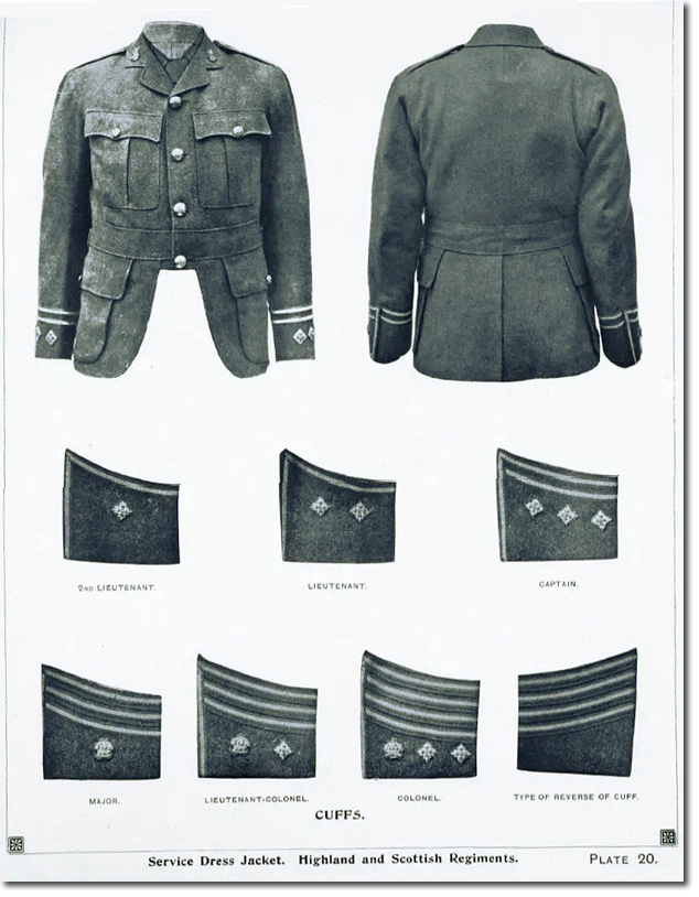 Lieutenant, Service Dress 1914