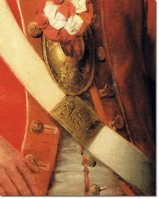 Officer’s Belt Plate and Gorget 1793