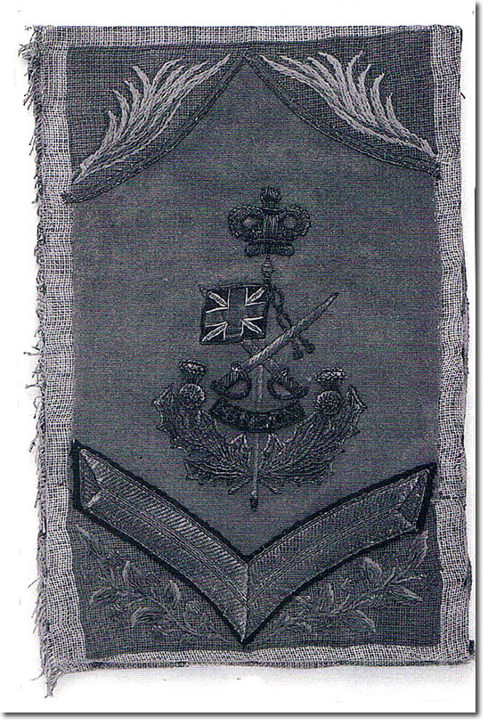 Colour Sergeant’s Rank Badge 1813–1868