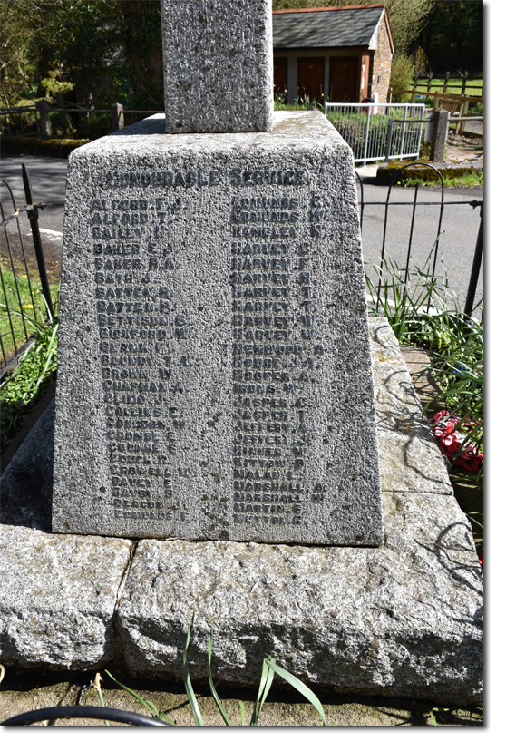 Altarnun War Memorial