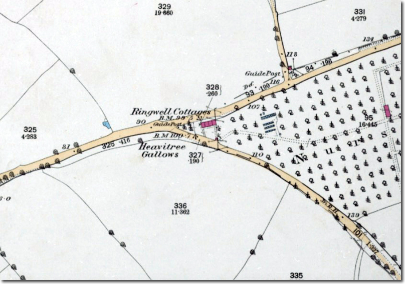 Sites of Public Executions in Heavitree