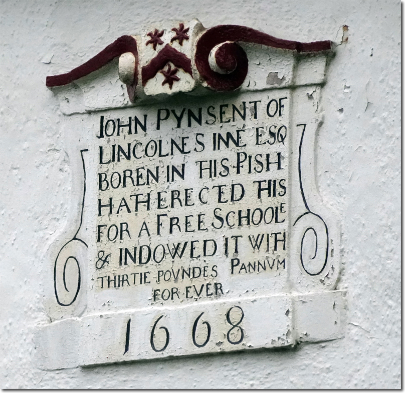Pynsent’s Free School, Chudleigh