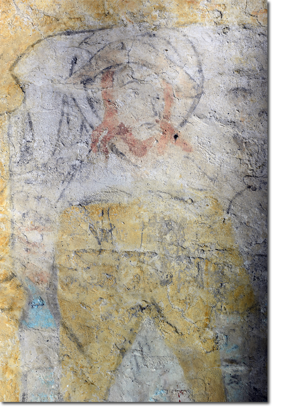 St Roche Painting in St. Thomas' Church, Launceston